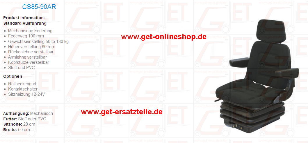 CS85_90AR_Fahrersitz_GET_Gabelstapler_Ersatzteile