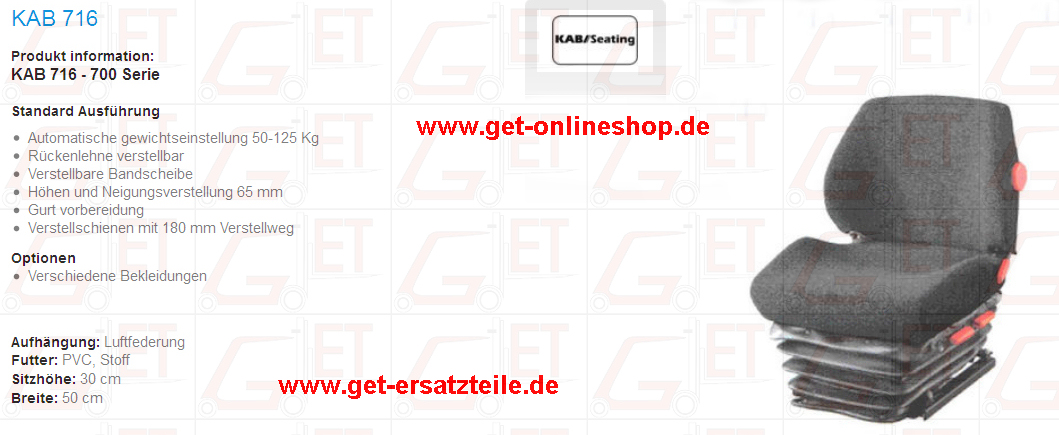 KAB_716_700Serie_Fahrersitz_GET_Gabelstapler_Ersatzteile