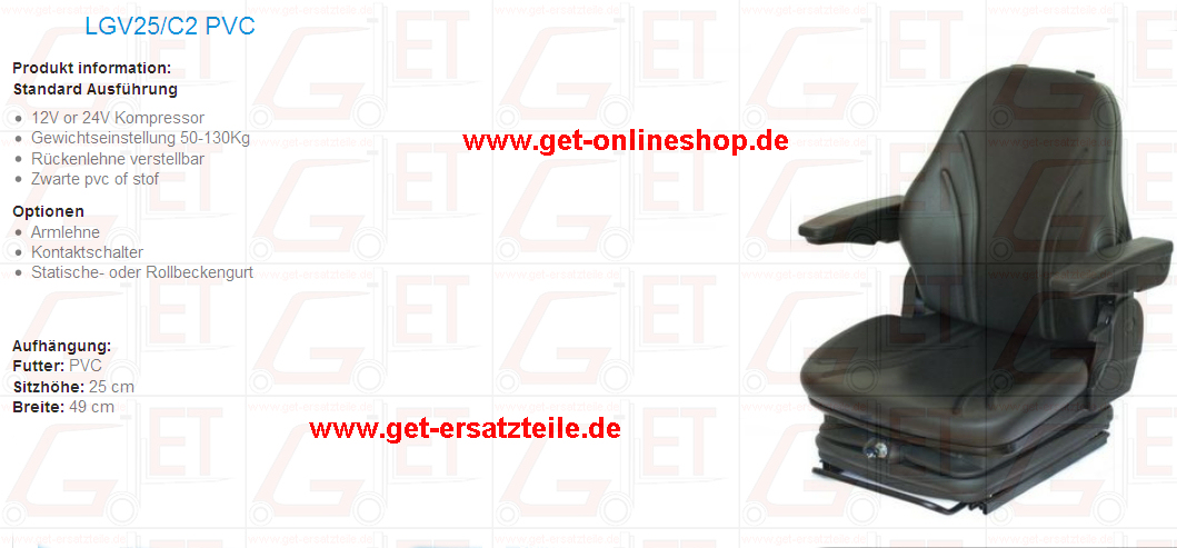 LGV25_C2_PVC_Fahrersitz_GET_Gabelstapler_Ersatzteile