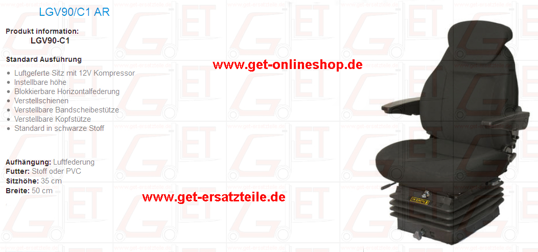 LGV90_C1_Fahrersitz_GET_Gabelstapler_Ersatzteile