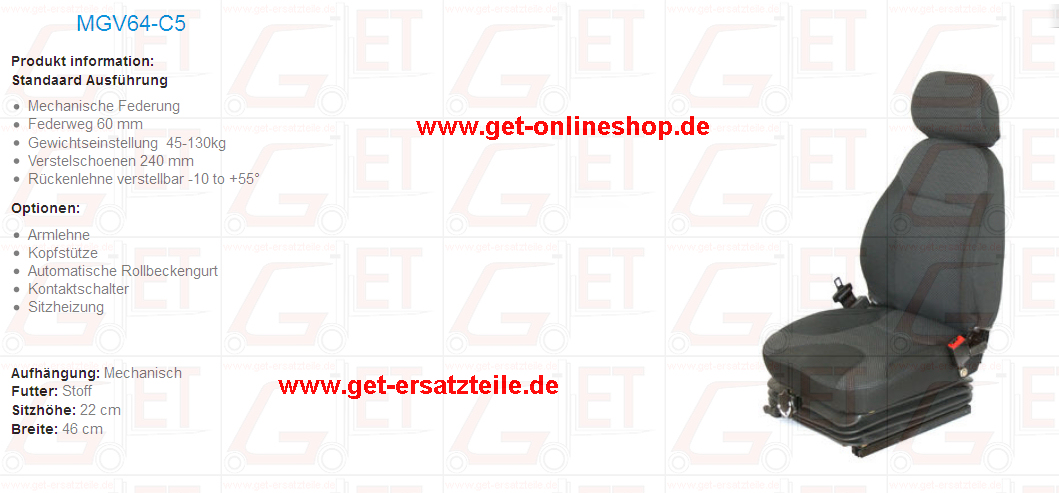 MGV64_C5_Fahrersitz_GET_Gabelstapler_Ersatzteile